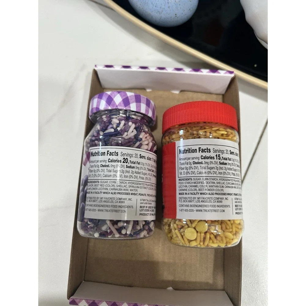 Jif Peanut Butter Sprinkles & Smucker Grape‎ Sprinkles, 2.82 oz Set